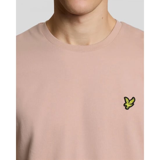 Lyle and Scott Ts400vog plain t-shirt pink grapefruit - Image 2