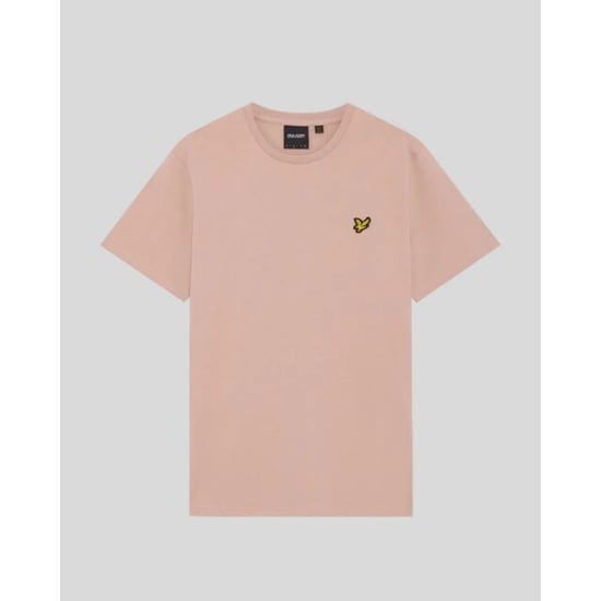 Lyle and Scott Ts400vog plain t-shirt pink grapefruit - Image 3