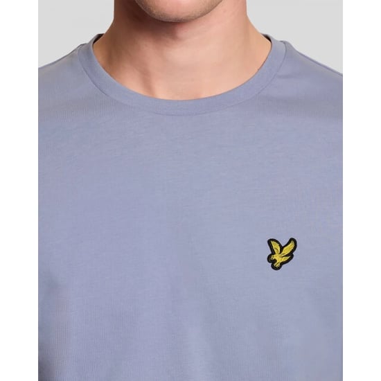 Lyle and Scott Ts400vog bubble blue plain t-shirt - Image 3