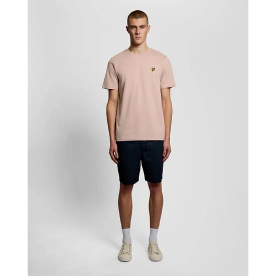 Lyle and Scott Ts400vog plain t-shirt pink grapefruit - Image 4
