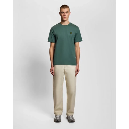 Lyle and Scott Ts400vog everglade w130 plain t-shirt - Image 3