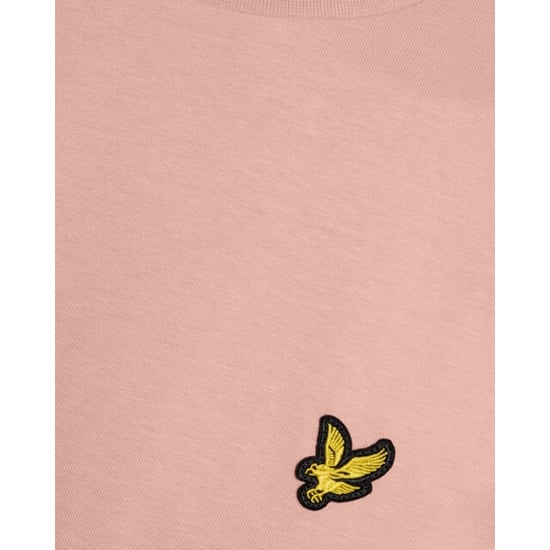 Lyle and Scott Ts400vog plain t-shirt pink grapefruit - Image 5