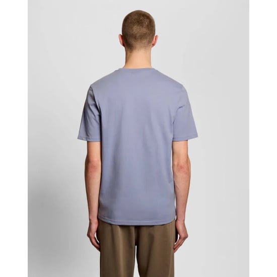 Lyle and Scott Ts400vog bubble blue plain t-shirt - Image 5