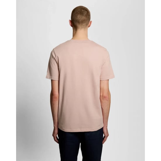 Lyle and Scott Ts400vog plain t-shirt pink grapefruit - Image 6