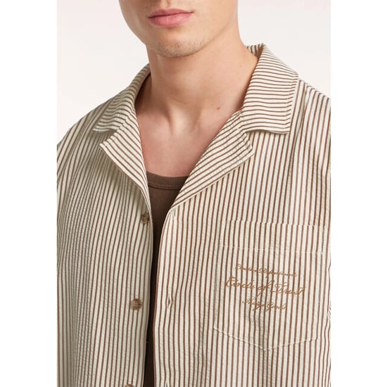 Circle of Trust Hs26 25 3749 jason ss shirt chestnut brown - Image 5