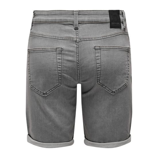 Only & Sons onsply life reg gr jog sho pk 8583 22018583 grey denim - Image 3