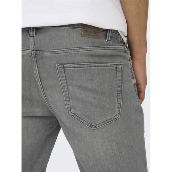 Only & Sons onsply life reg gr jog sho pk 8583 22018583 grey denim - Image 5