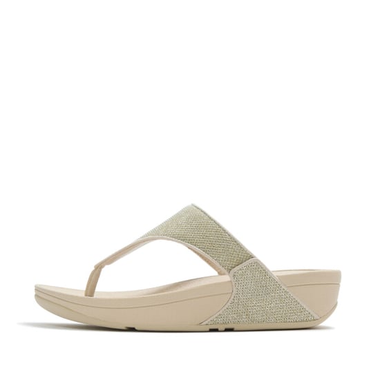 FitFlop Lulu shimmerglitz toe-post sandals - Image 2