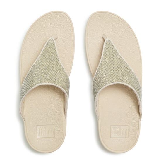 FitFlop Lulu shimmerglitz toe-post sandals - Image 4