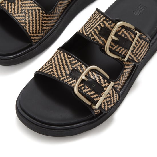 FitFlop Gen-ff buckle graphic-weave two-bar slides - Image 5