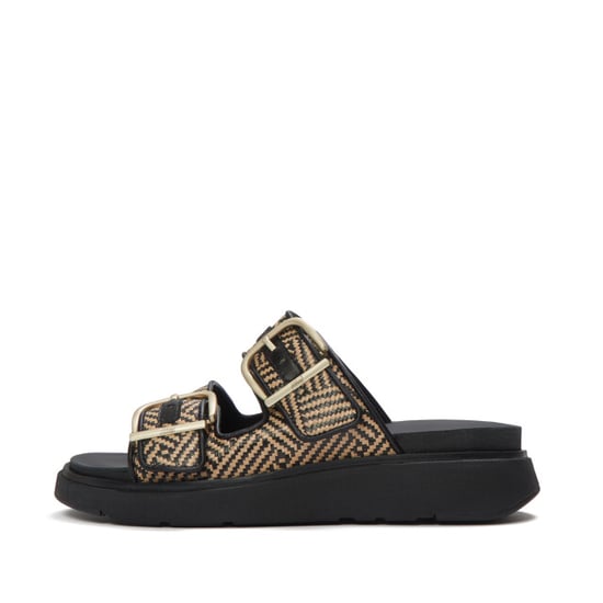 FitFlop Gen-ff buckle graphic-weave two-bar slides - Image 6