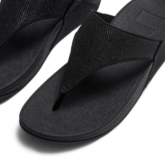 FitFlop Lulu shimmerglitz toe-post sandals - Image 2