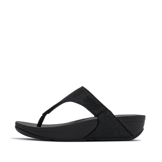 FitFlop Lulu shimmerglitz toe-post sandals - Image 3