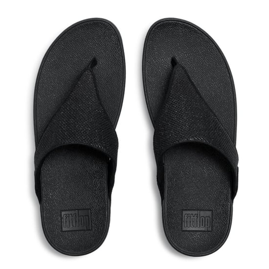 FitFlop Lulu shimmerglitz toe-post sandals - Image 6
