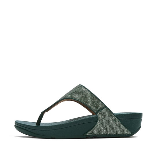 FitFlop Lulu shimmerglitz toe-post sandals - Image 3