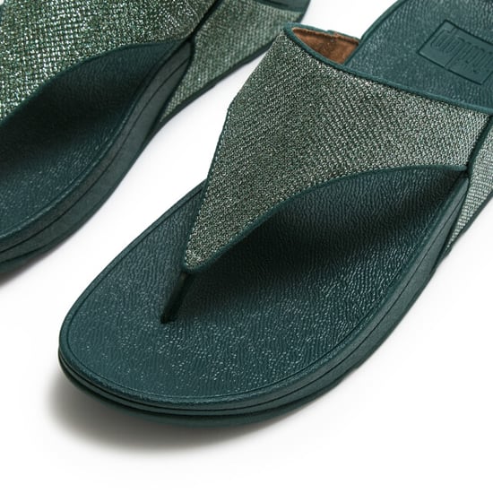 FitFlop Lulu shimmerglitz toe-post sandals - Image 5