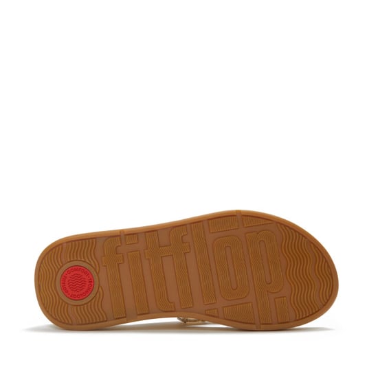 FitFlop F-mode ultra-jewel leather toe-post sandals - Image 5