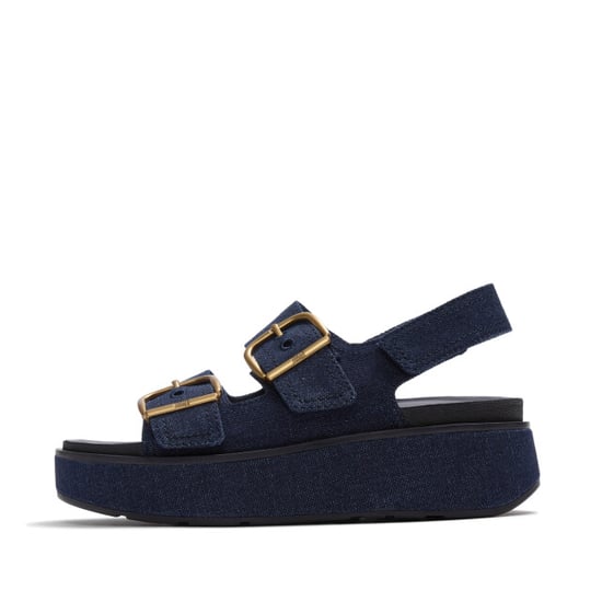 FitFlop Gen-ff max buckle denim back-strap sandals - Image 5
