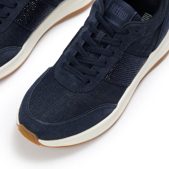FitFlop F-mode flow crystal denim/suede sneakers - Image 3