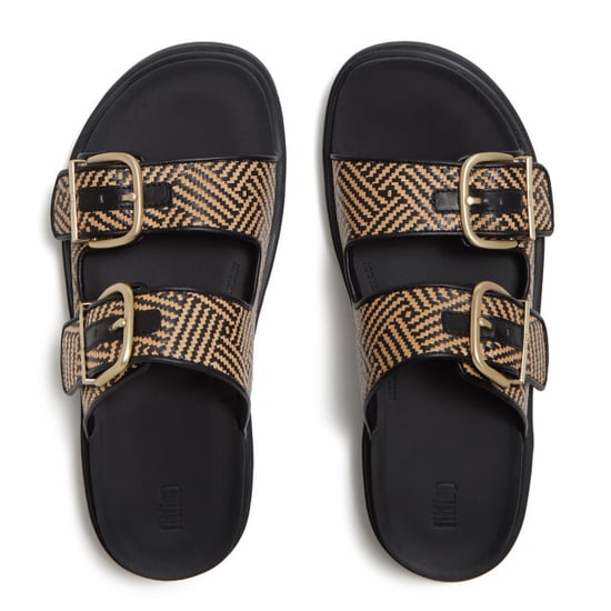FitFlop Gen-ff buckle graphic-weave two-bar slides - Image 2