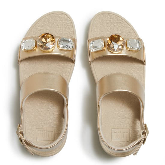 FitFlop Lulu ultra-jewel metallic back-strap sandals - Image 2