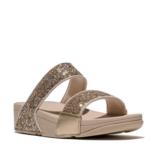 FitFlop Lulu multi-tonal glitter slides - Image 1