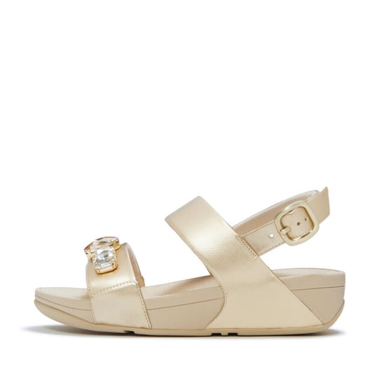FitFlop Lulu ultra-jewel metallic back-strap sandals - Image 6