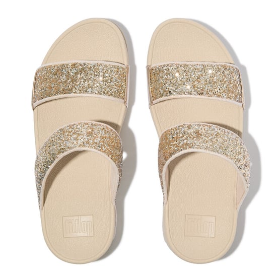 FitFlop Lulu multi-tonal glitter slides - Image 6