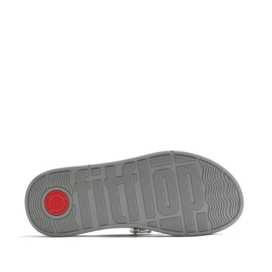 FitFlop F-mode ultra-jewel leather toe-post sandals - Image 6