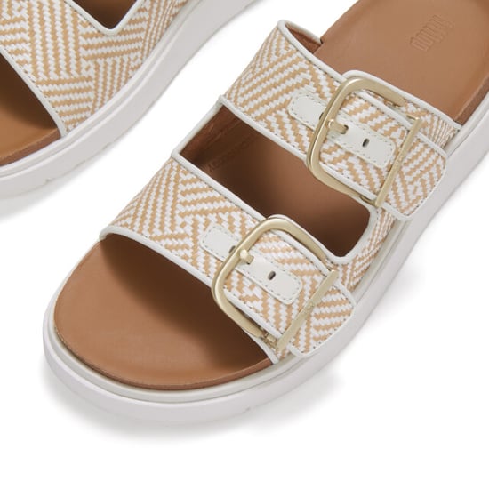 FitFlop Gen-ff buckle graphic-weave two-bar slides - Image 3