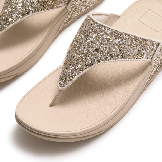 FitFlop Lulu multi-tonal glitter toe-post sandals - Image 4