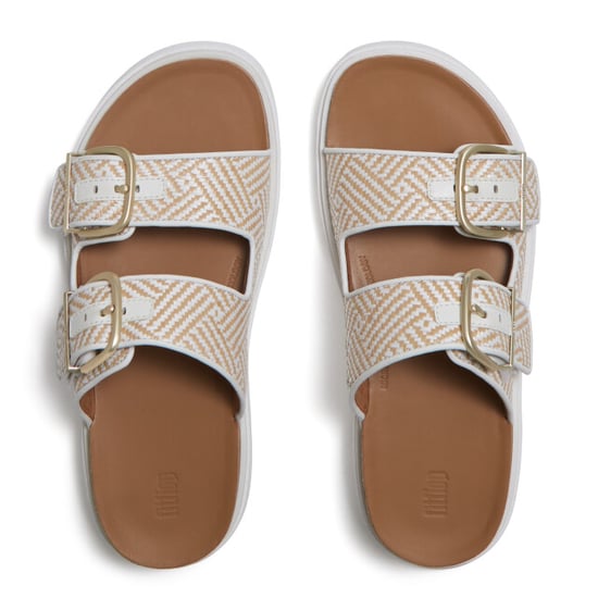 FitFlop Gen-ff buckle graphic-weave two-bar slides - Image 5