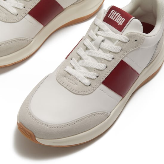 FitFlop F-mode flow sneaker leather & suede mix - Image 4