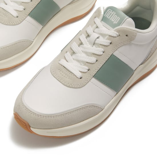 FitFlop F-mode flow sneaker leather & suede mix - Image 5