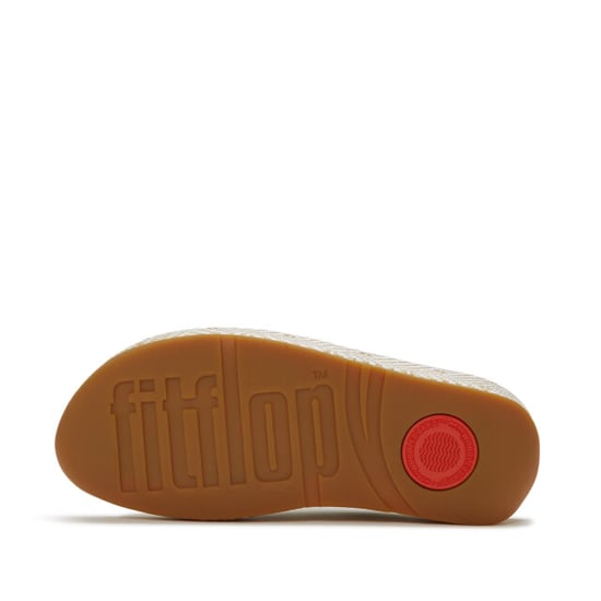 FitFlop Lulu lux graphic-weave leather cross slides - Image 2