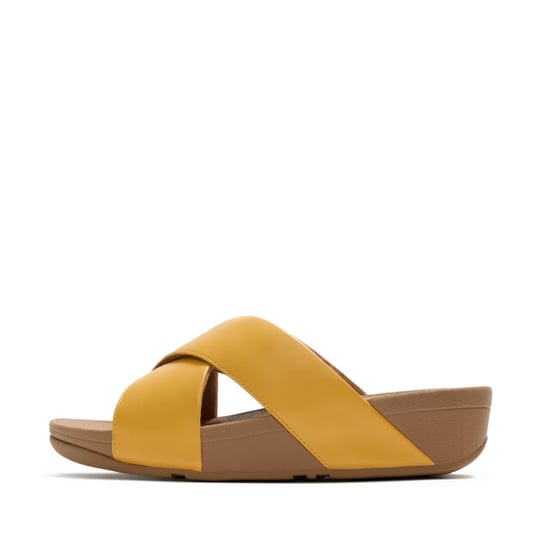 FitFlop Lulu cross slide sandals leather - Image 5