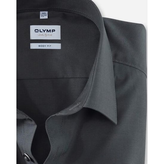 Olymp Casual overhemd donker - Image 4