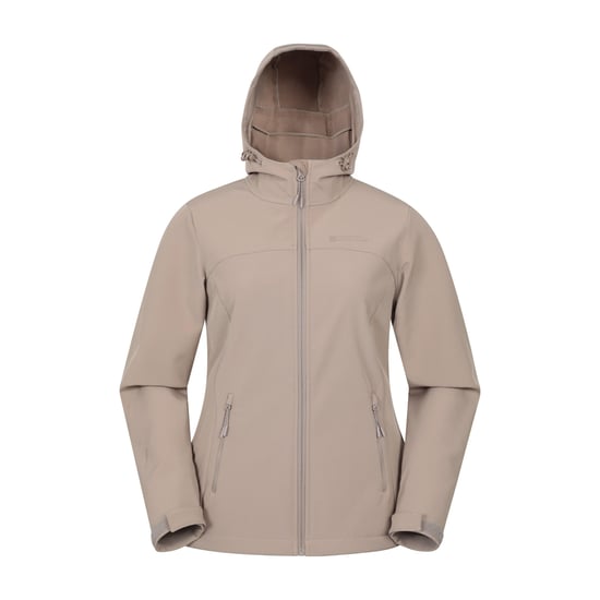 Mountain Warehouse Dames/Dames Exodus waterafstotend softshell jack (Donker Beige) - Image 1