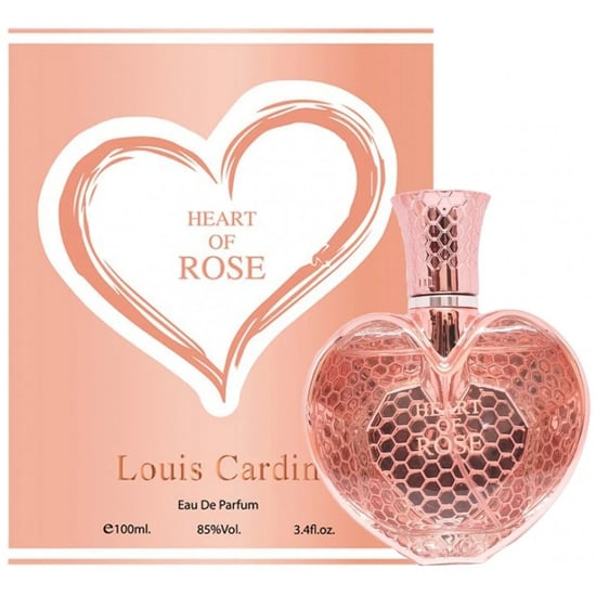 Louis Cardin Heart Of Rose For Her 100ml EDP Spray - Image 1