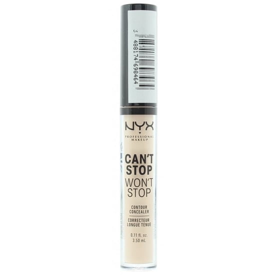NYX Can't Stop Won't Stop 24H Concealer 3.5ml - Light Ivory - Image 1
