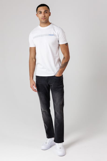 Dark Grey Straight Leg Cotton Rich Jeans - Image 4