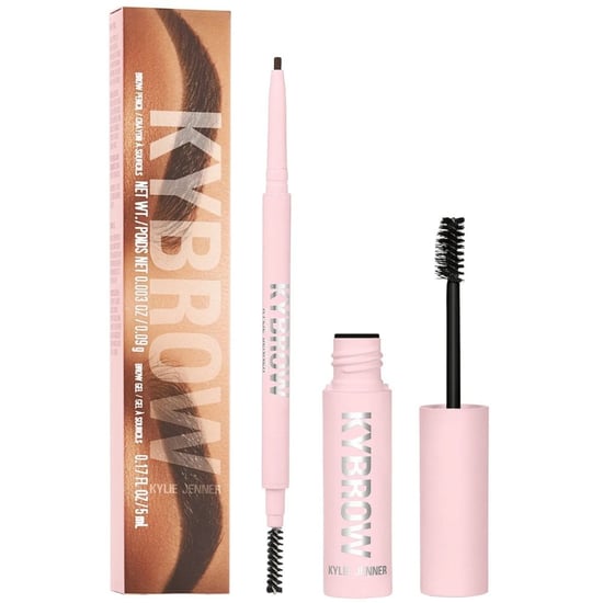 Kylie Jenner Kybrow Set Eyebrow Pencil 0.9g + Eyebrow Gel 5ml - 004 Medium Brown - Image 1