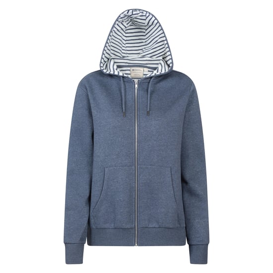 Mountain Warehouse Womens/Ladies Penzance Full Zip Hoodie (Dark Blue) - Image 1