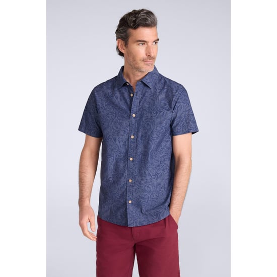 Mountain Warehouse Overhemd met korte mouwen voor heren Tropical (Lichtblauw) - Image 1
