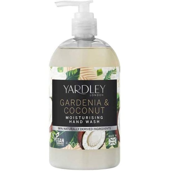 Yardley Gardenia & Coconut Milk Botanical Hand Wash 500ml - Image 1
