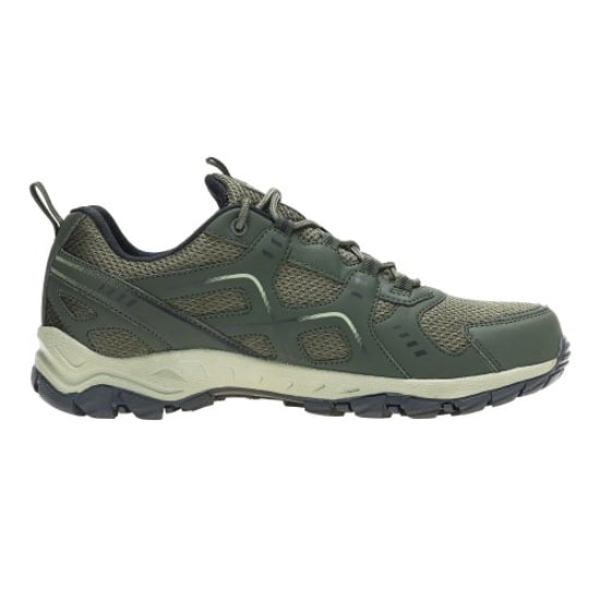 Regatta Mens Vendeavour Waterproof Walking Shoes (Dark Khaki) - Image 1