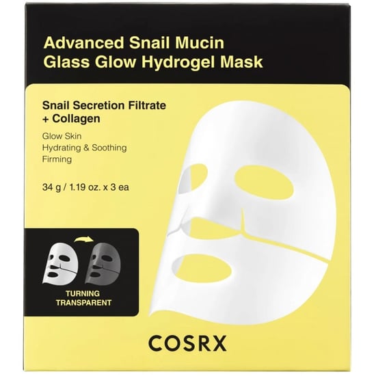Cosrx Advanced Snail Mucin Glass Glow Hydrogel Face Mask 34g - Image 1