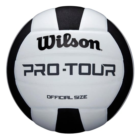 Wilson Pro Tour White/Black Volleyballs - Image 1