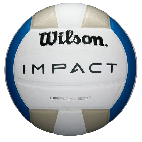 Wilson Impact White/Blue Volleyballs - Image 1