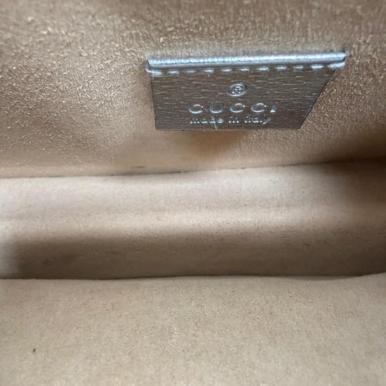 Gucci Small Dionysus Shoulder Bag in Silver Leather - Image 6